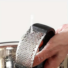 2pcs Stainless Garlic Press Rocker Mental Garlic Mincer Washable Garlic Crusher