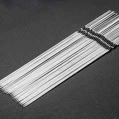 15pcs 11 Stainless Steel BBQ Skewers Kebabs Outdoor Accessories