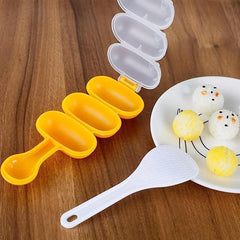 DIY Rice Ball Mold Set with Spatula - Large Ball Mold Kitchen Tool