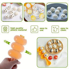 DIY Rice Ball Mold Set with Spatula - Large Ball Mold Kitchen Tool