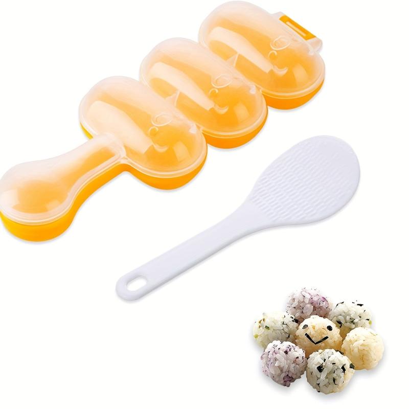 DIY Rice Ball Mold Set with Spatula - Large Ball Mold Kitchen Tool