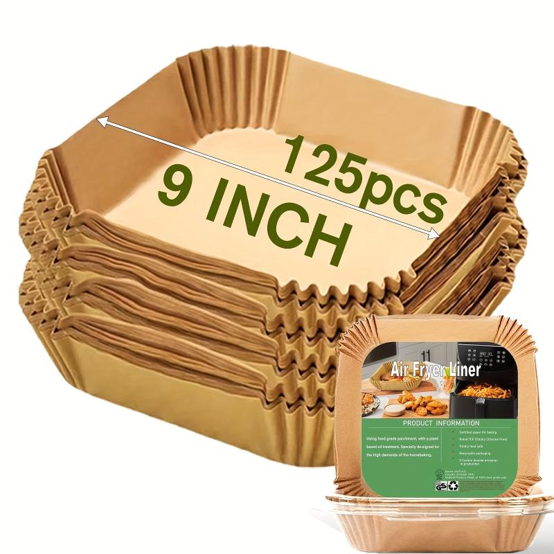 50pcs Air Fryer Disposable Paper Liners 22 86 Cm Round Square Parchment Pape