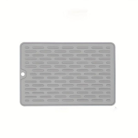 2pcs Dish Drying Pad Kitchen Countertop Absorbent Mat Soft Diatom Mud
