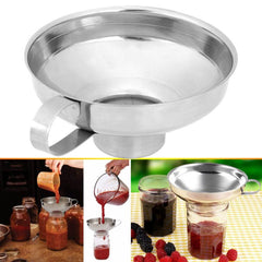 Stainless Steel Wide Mouth Canning Funnel Leak Proof and Durable