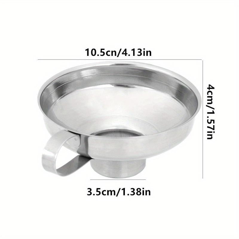 Stainless Steel Wide Mouth Canning Funnel Leak Proof and Durable