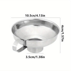 Stainless Steel Wide Mouth Canning Funnel Leak Proof and Durable