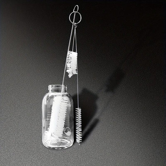 5pcs Household Cleaning Brush Set for Bottles, Pipes, Tumblers, Glasses