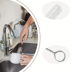 5pcs Household Cleaning Brush Set for Bottles, Pipes, Tumblers, Glasses