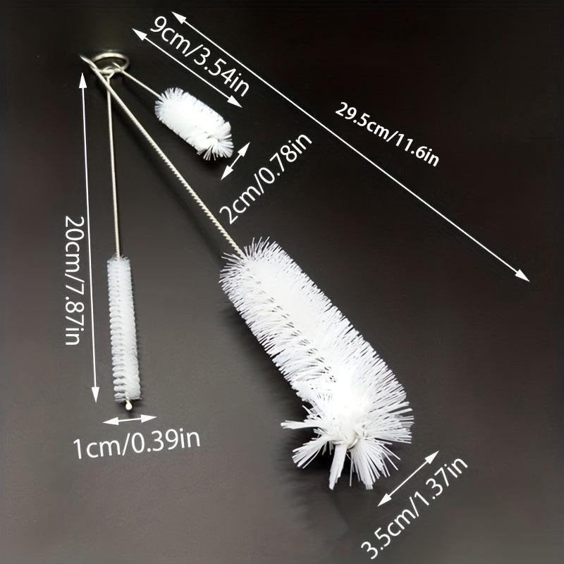5pcs Household Cleaning Brush Set for Bottles, Pipes, Tumblers, Glasses