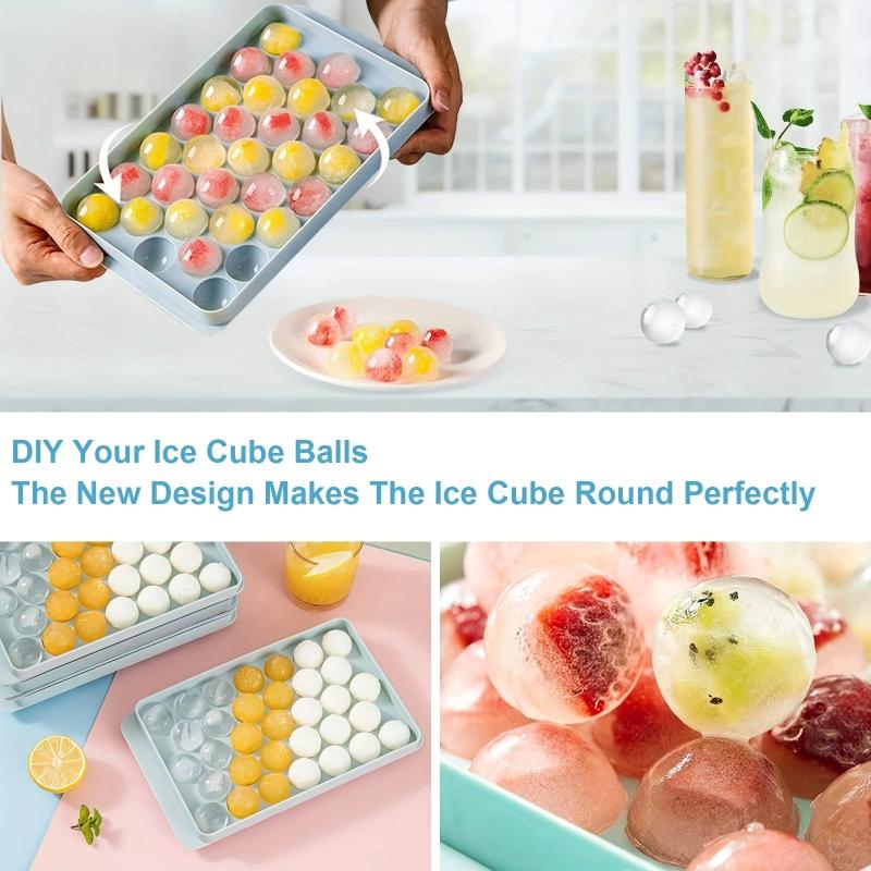 Double Layer 33 Grid Ice Hockey Set with Box Shovel - Household Ice Maker