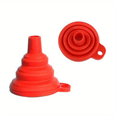 Portable Silicone Funnel for Easy Liquid Dispensing in Kitchen