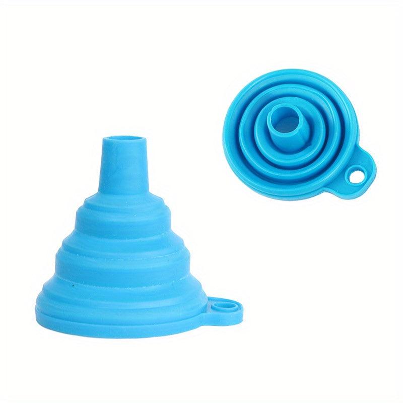 Portable Silicone Funnel for Easy Liquid Dispensing in Kitchen