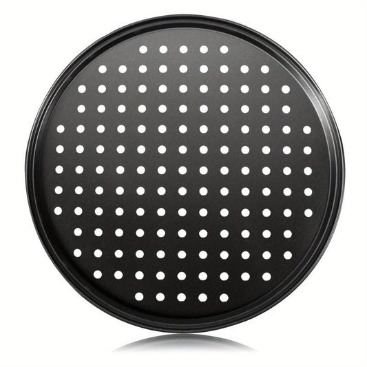 1pc Nonstick Pizza Baking Pan Metal Round Pizza Tray