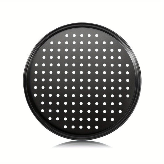1pc Nonstick Pizza Baking Pan Metal Round Pizza Tray