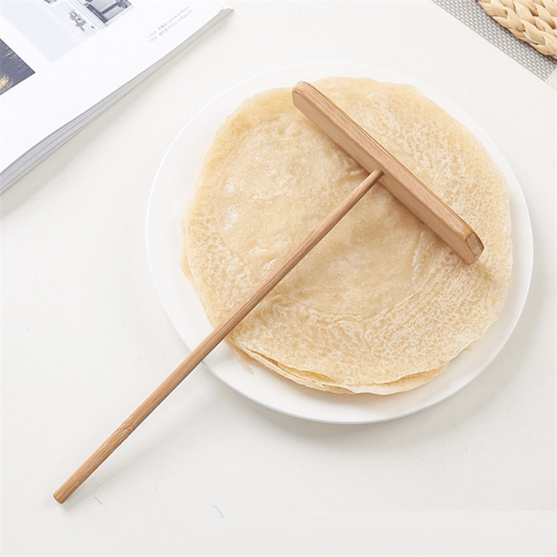 Wooden Pancake Spreader Kitchen Tool DIY Egg Pie Frying Spatula