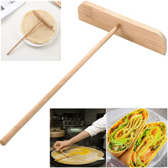 Wooden Pancake Spreader Kitchen Tool DIY Egg Pie Frying Spatula