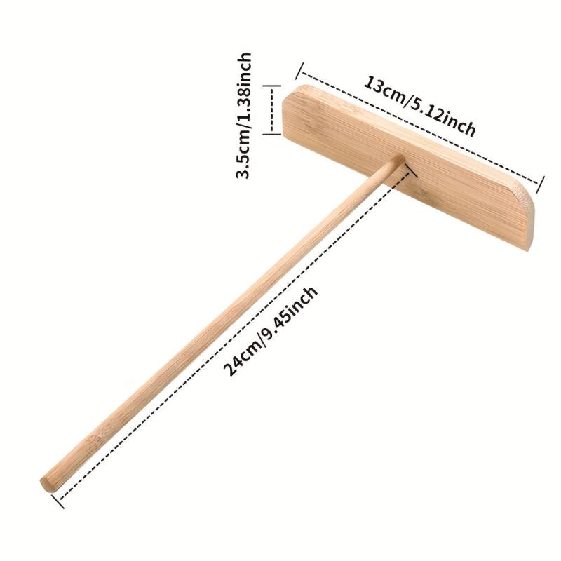 Wooden Pancake Spreader Kitchen Tool DIY Egg Pie Frying Spatula