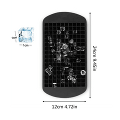 160 Square Grid Silicone Ice Tray Easy to Clean and Durable