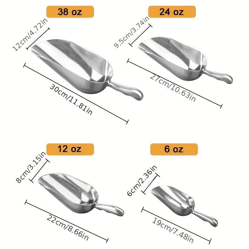 Aluminum Ice Scoop for Kitchen Tea Ice Flour Coffee