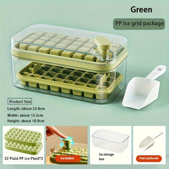 Easy Release Double Layer Ice Box with Ice Grid