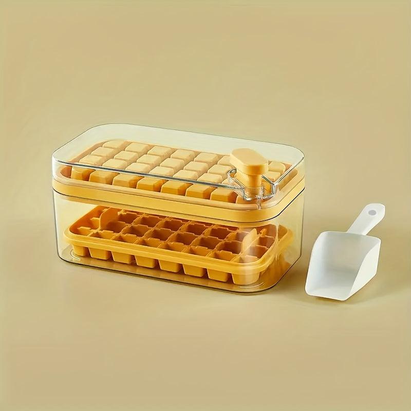 Easy Release Double Layer Ice Box with Ice Grid