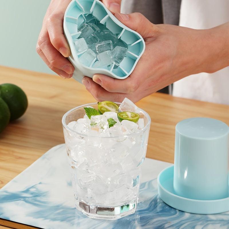 Easy Release Ice Cube Mold for Small Ice Cups and Cylinders