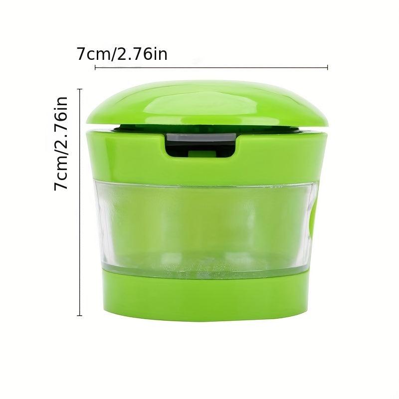 1pc Garlic Press Kitchen Green Garlic Press Multifunctional Garlic Press