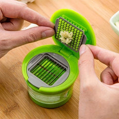 1pc Garlic Press Kitchen Green Garlic Press Multifunctional Garlic Press