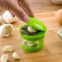 1pc Garlic Press Kitchen Green Garlic Press Multifunctional Garlic Press