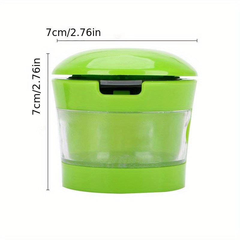 1pc Garlic Press Kitchen Green Garlic Press Multifunctional Garlic Press