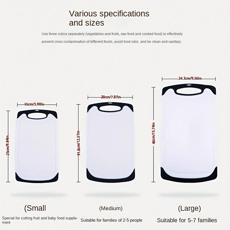 1pc Multifunctional Kitchen Chopping Board Set Anti-mildew Non-slip Cutting Boar