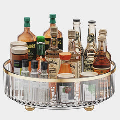 Spice Rack Organizer w/ Turntables for Kitchen Cabinet/Desktop Storage