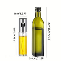 5pcs Cooking Set Olive Dispenser 17oz Spray Bottle 100ml Green Vinegar Glass
