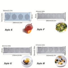 Lace Fondant Mold Silicone Pattern Honeycomb Butterfly Leaf Fondant I