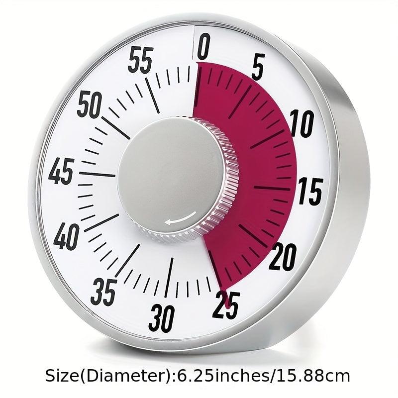 Round Mechanical Countdown Timer Classroom Kitchen Timer