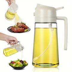 Glass Olive Dispenser & Sprayer 470ml 16oz