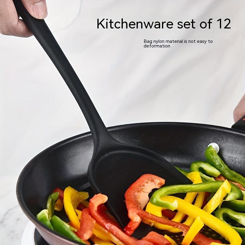 12pcs Silicone Utensil Set Non Stick Kitchen Tools Set