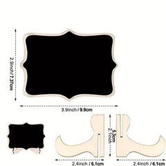 10pcs Mini Chalkboard Signs Cheese Markers Creative Food Signs For Party