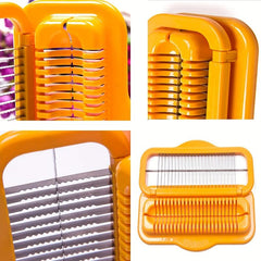 Stainless Steel Banana & Hot Dog Slicer - Vegetable & Fruit Cutter