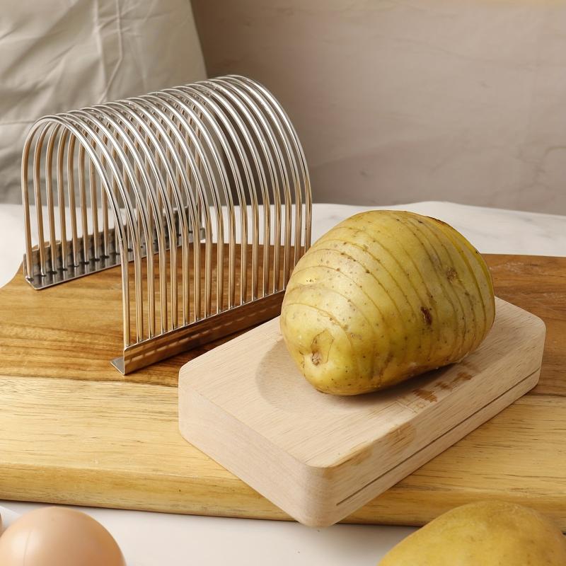Potato Slicer Manual Potato Slicing Rack Household Bread Slicer