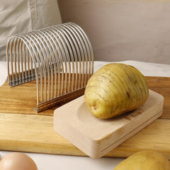 Potato Slicer Manual Potato Slicing Rack Household Bread Slicer