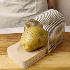 Potato Slicer Manual Potato Slicing Rack Household Bread Slicer
