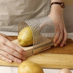 Potato Slicer Manual Potato Slicing Rack Household Bread Slicer