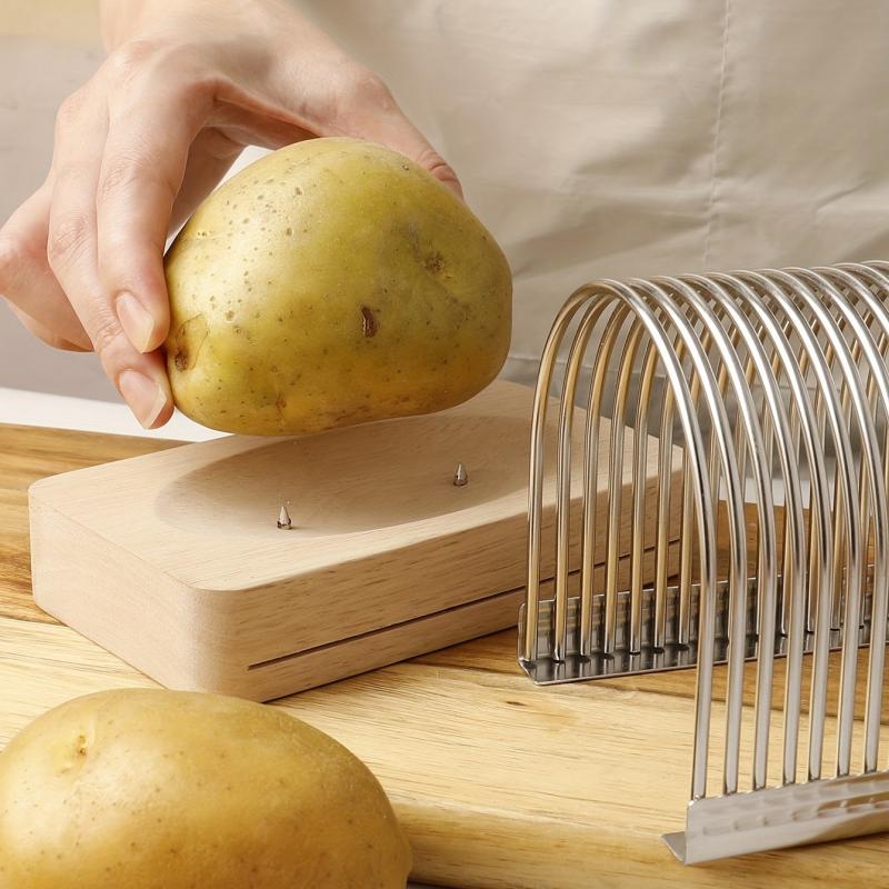 Potato Slicer Manual Potato Slicing Rack Household Bread Slicer