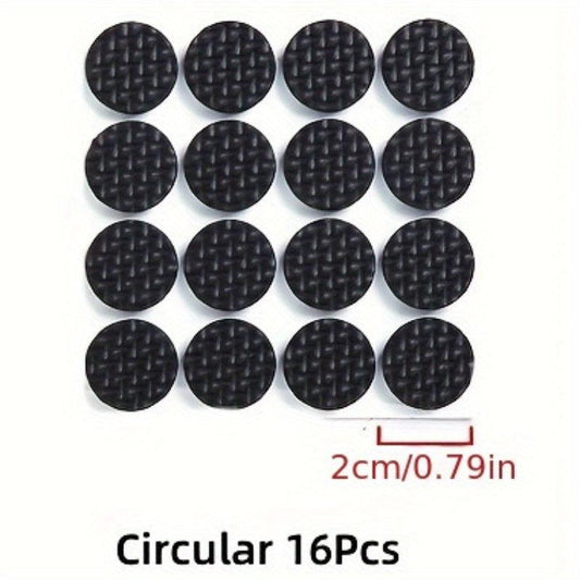 16pcs Anti-noise Non-slip Table Foot Pad Rubber Protector Pads