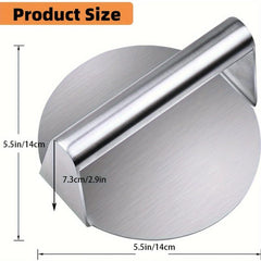 Burger Smasher Tool Stainless Steel Non Stick Surface Meat Press