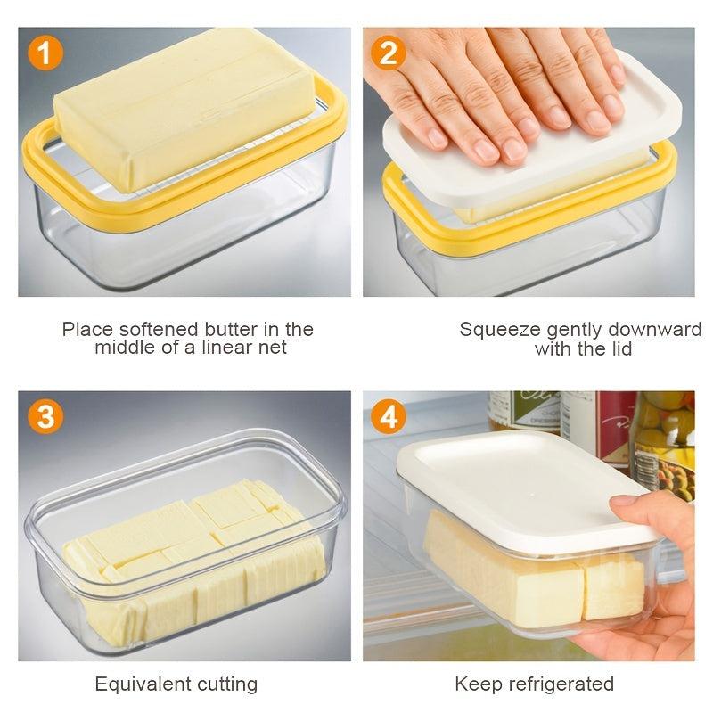 2-In-1 Butter Slicer Storage Box with Lid