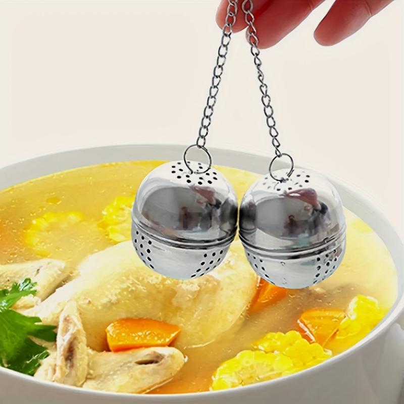 Stainless Steel Tea Strainer Spice Infuser Seasoning Ball Tea Steeper
