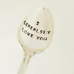 1pc I Love You Spoon Anniversary Gift Cereal Lover Gift