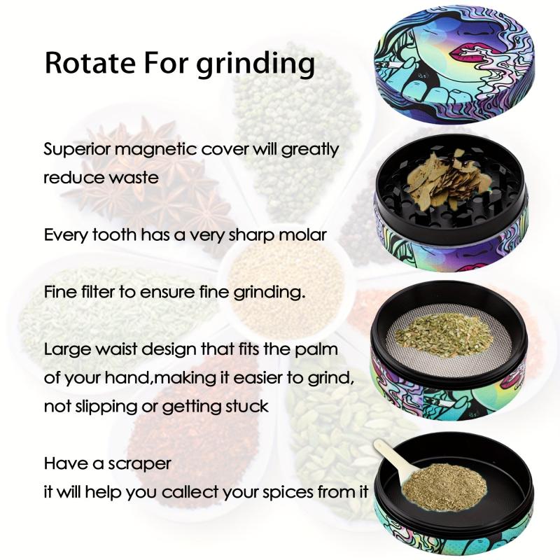 Cartoon Spice Grinder Multifunctional Metal Crusher Kitchen Gadgets